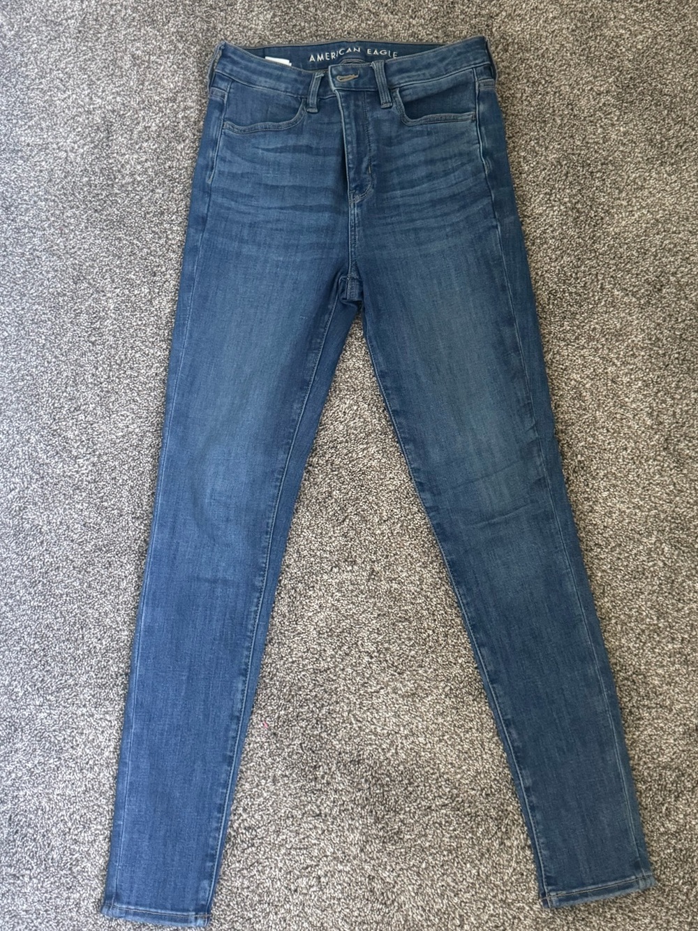 American Eagle Outfitters Next Level Stretch Medium Wash High-Rise Jeggings